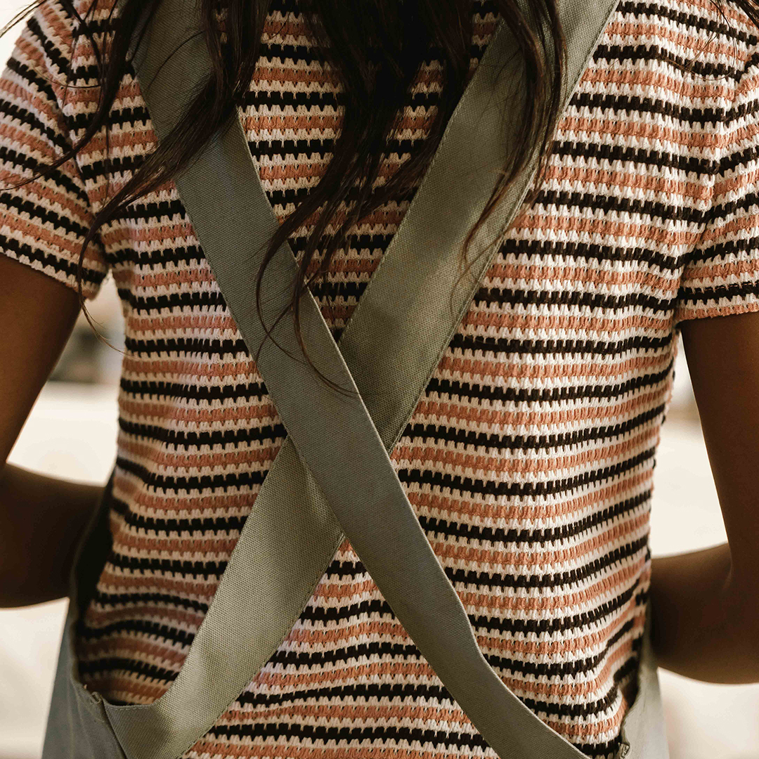 Cotton Apron - Green - Image 2